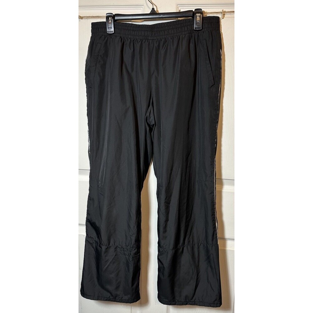 Xersion Women’s Size L Black Pocketed Drawstring Waist Lightweight Pants READ